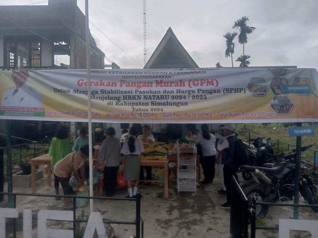 Gerakan Pangan Murah (GPM) Dari Dinas Ketapang Kab Simalungun Beri Dampak Positif Ke Masyarakat