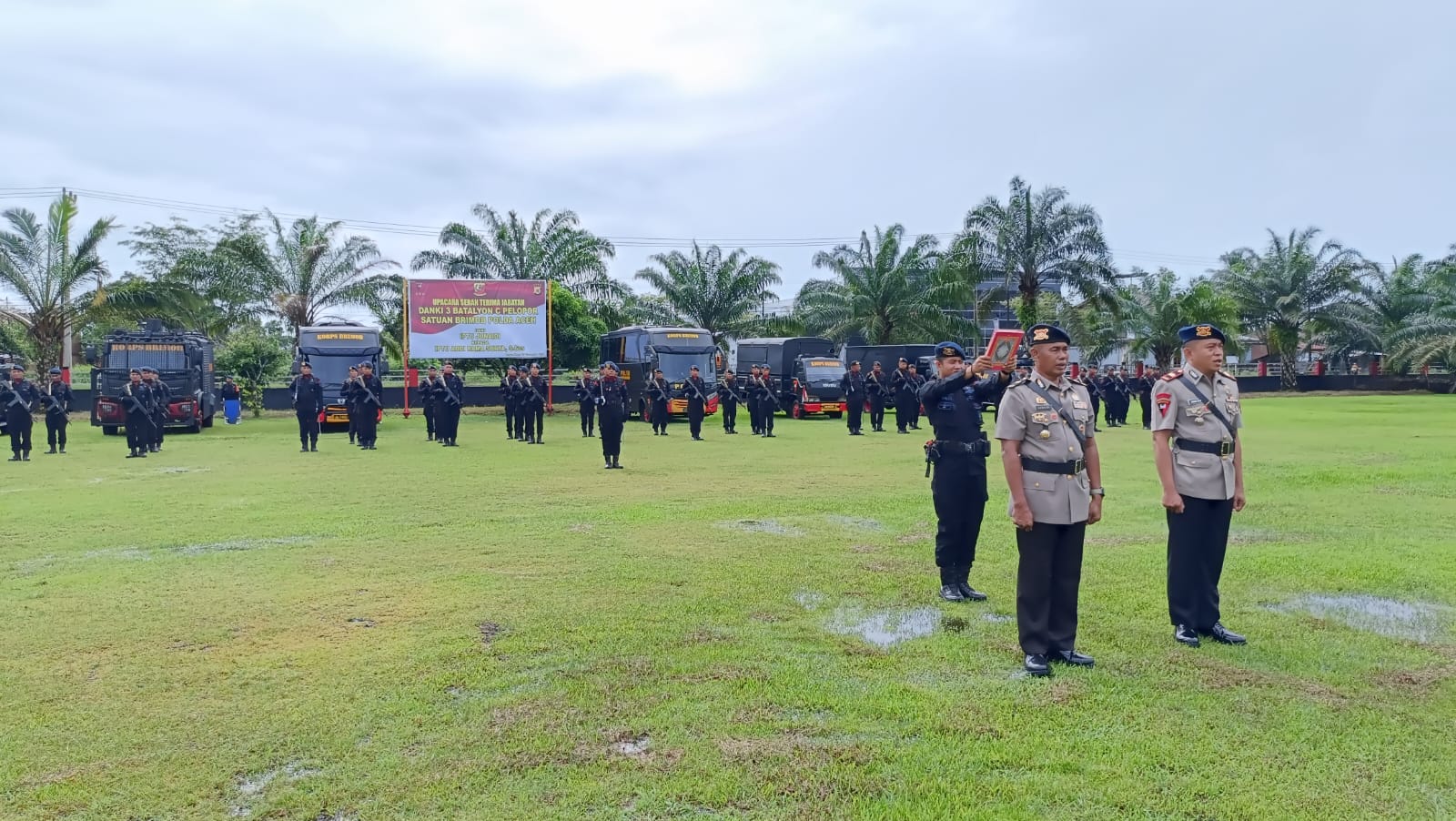 SatBrimob Polda Aceh Batalyon C Pelopor Gelar Sertijab Danki