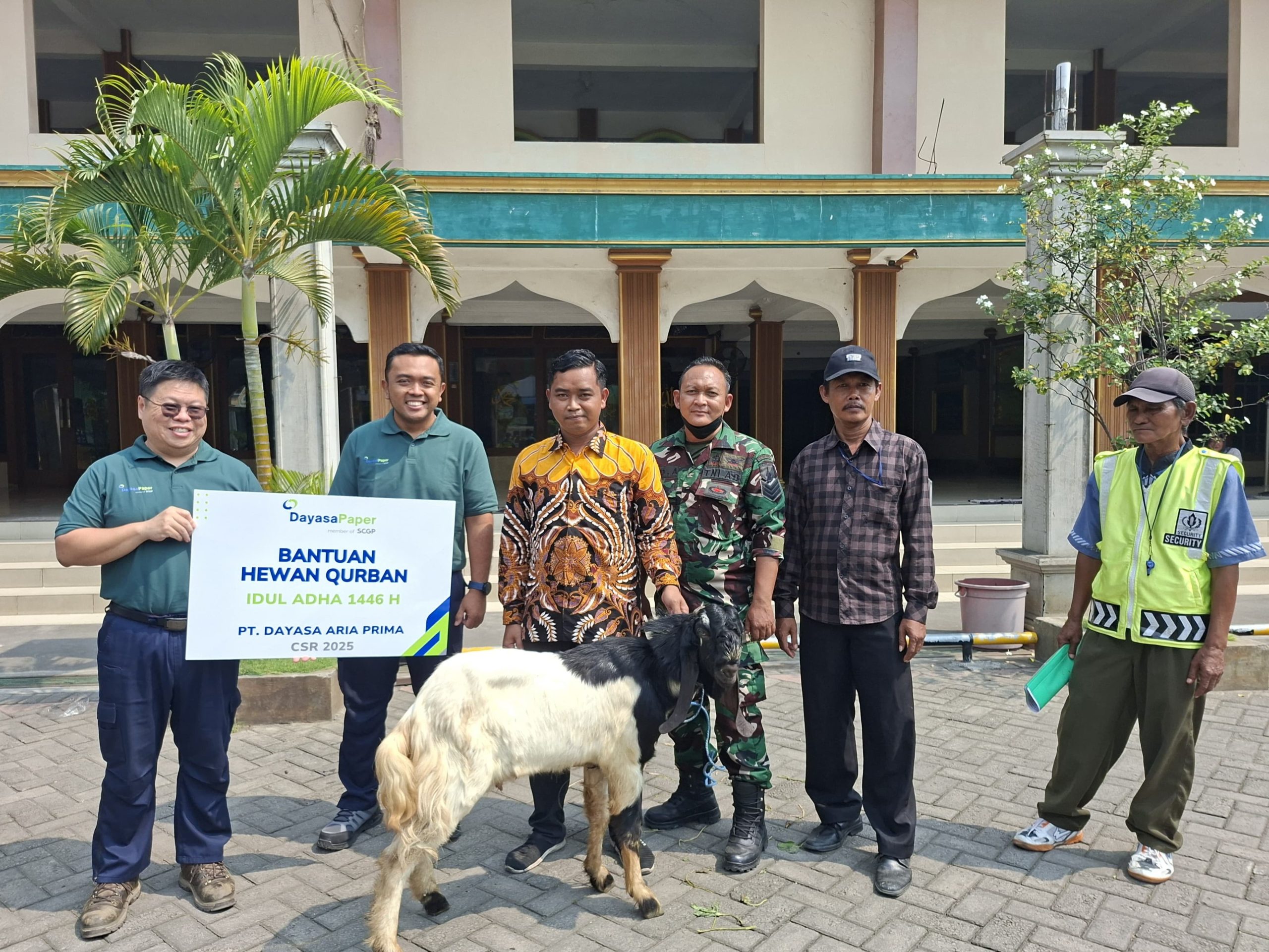 PT. Dayasa Aria Prima berbagi Hewan Qurban Dalam Rangka Hari Raya Idul Adha 1446H